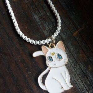 Sailor Moon Artemis Cat Pendant Necklace